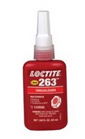 Loctite 263 Primerless, Oil Tolerant High Strength Red Threadlocker - 50 ml Bottle