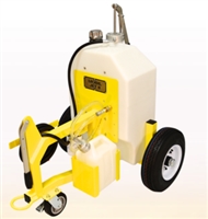 20-GALLON HYDRAULIC AND ENGINE OIL STANDARD TOWABLE CART DISPENSER