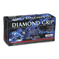 Microflex MF-300 Diamond Grip Latex Exam Grade Gloves