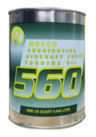 ROYCO 560 (Case of 24 qt) | Advanced Synthetic Turbine Engine Oil