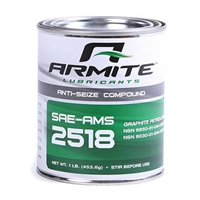 Armite Lubricants SAE-AMS-2518 Rev. D (Formerly MIL-T-5544C) Graphite Petrolatum  - 1lb can
