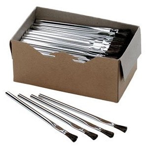 Acid Brush Tin handle 3/8 #1 (Box of 144) Aircraft Parts